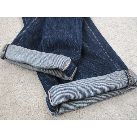 Norman Russell Jeans Mens 32 Blue Selvedge Denim Slim Fit The Cookie USA 32x35 * - Picture 4 of 16